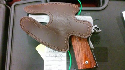 Kimber Ultra Carry 45 Subcompact Leather Holster Brown