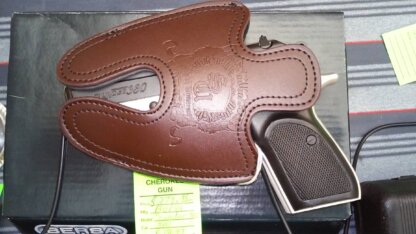 Thunder 380 Brown Subcompact Leather Holster